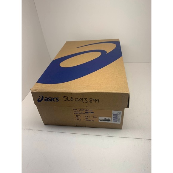 Asics Gel-Venture 10 Mens White Sage Black Trail Running Shoes 1011B967-021 9.5 - Picture 4 of 15